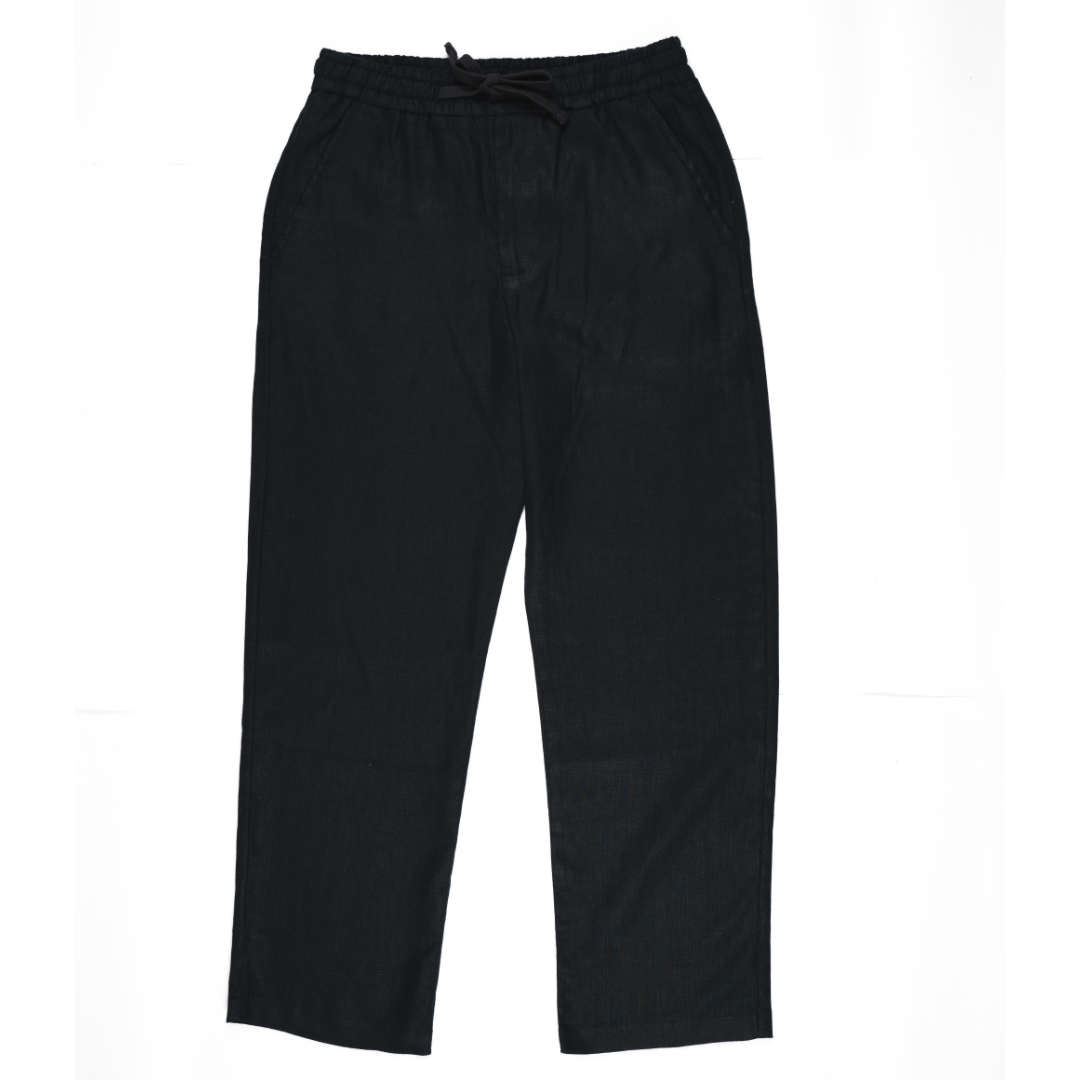 South Origin Linen Pants-Black- Dress Up or Down